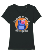 Îmi place să bag la ghiozdan Tricou mânecă scurtă guler larg fitted Damă Expresser