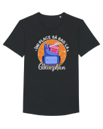 Îmi place să bag la ghiozdan Tricou mânecă scurtă guler larg Bărbat Skater