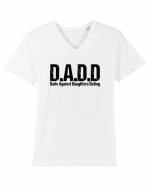 DADD Dads Against Daughters Dating Tricou mânecă scurtă guler V Bărbat Presenter