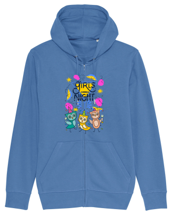 owl night Bright Blue