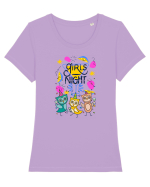 owl night Tricou mânecă scurtă guler larg fitted Damă Expresser