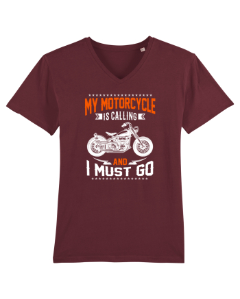 My Motorcycle is calling Burgundy