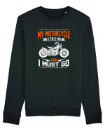 My Motorcycle is calling Bluză mânecă lungă Unisex Rise