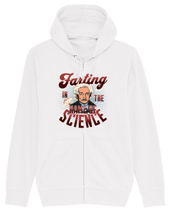 Einstein Farting In The Name Of Science White
