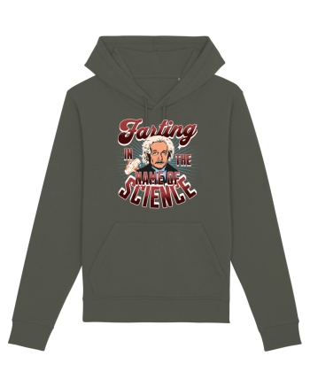 Einstein Farting In The Name Of Science Khaki