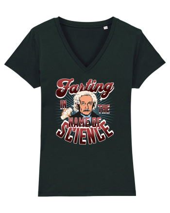 Einstein Farting In The Name Of Science Black
