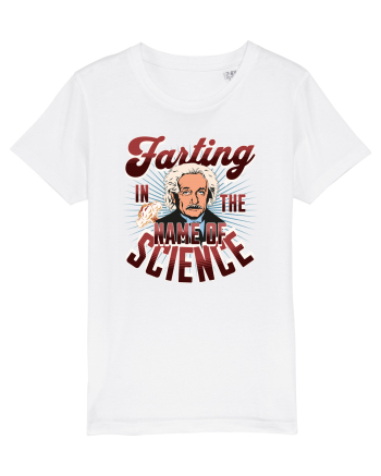 Einstein Farting In The Name Of Science White