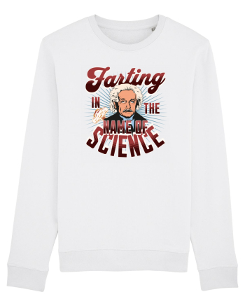 Einstein Farting In The Name Of Science White