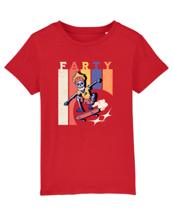 Farty - Skateboarding Red