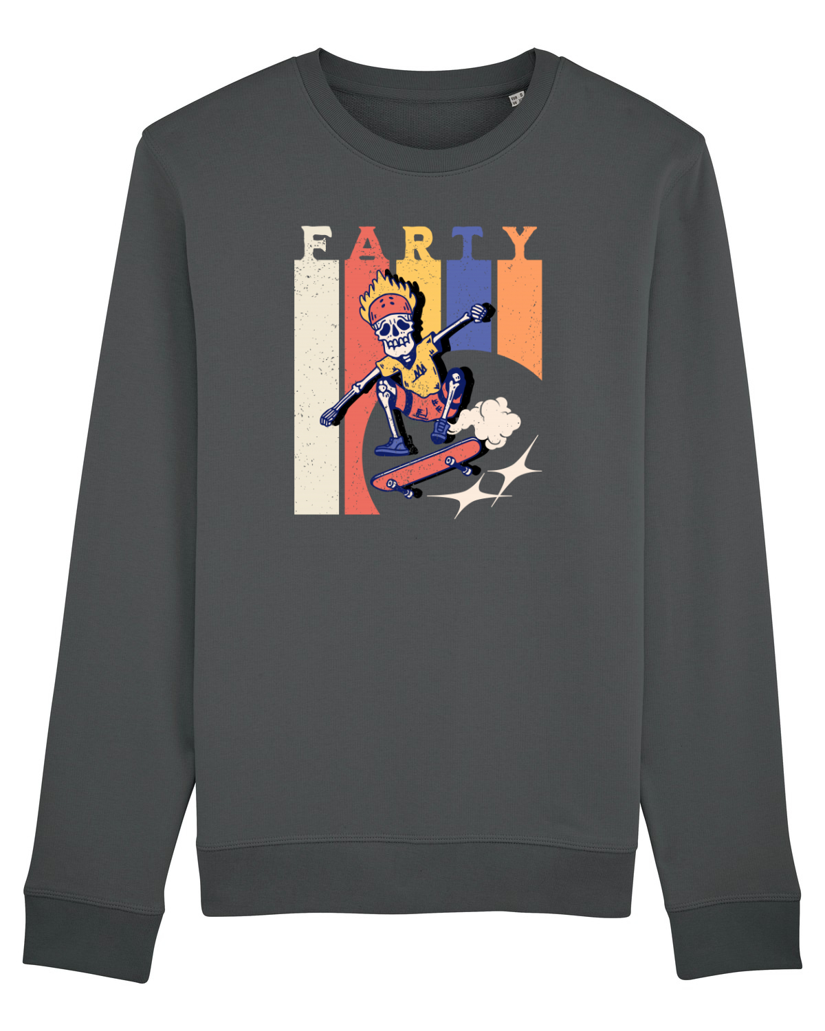 Bluză mânecă lungă Unisex Rise Anthracite