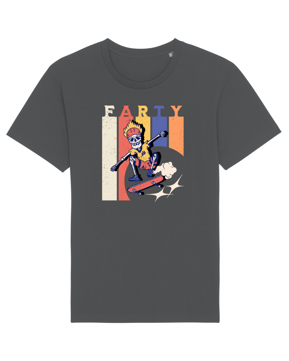 Tricou mânecă scurtă Unisex Rocker Anthracite