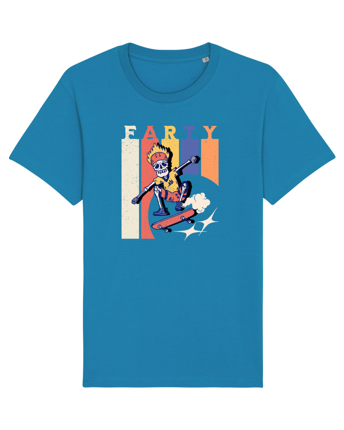 Tricou mânecă scurtă Unisex Rocker Azur