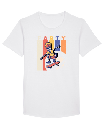 Farty - Skateboarding White
