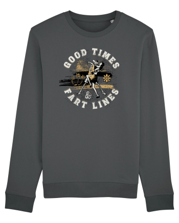 Good Times Fart Lines - Farting Couple Anthracite