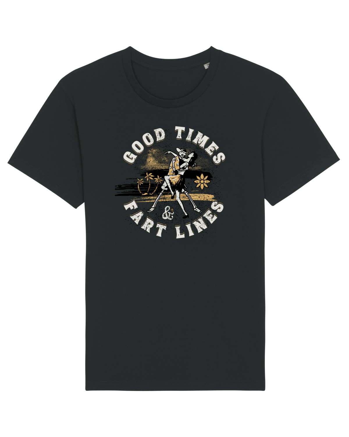 Tricou mânecă scurtă Unisex Rocker Black