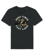 Good Times Fart Lines - Farting Couple Tricou mânecă scurtă Unisex Rocker