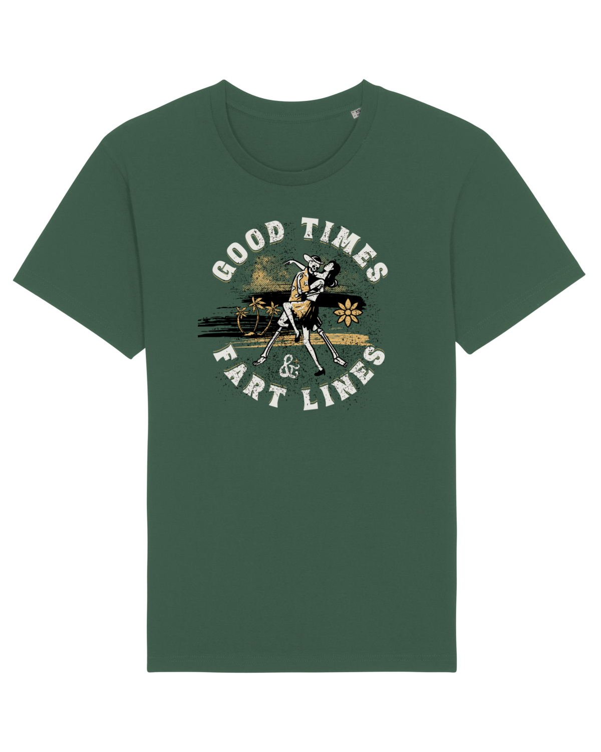 Tricou mânecă scurtă Unisex Rocker Bottle Green