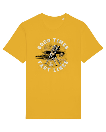 Good Times Fart Lines - Farting Couple Spectra Yellow