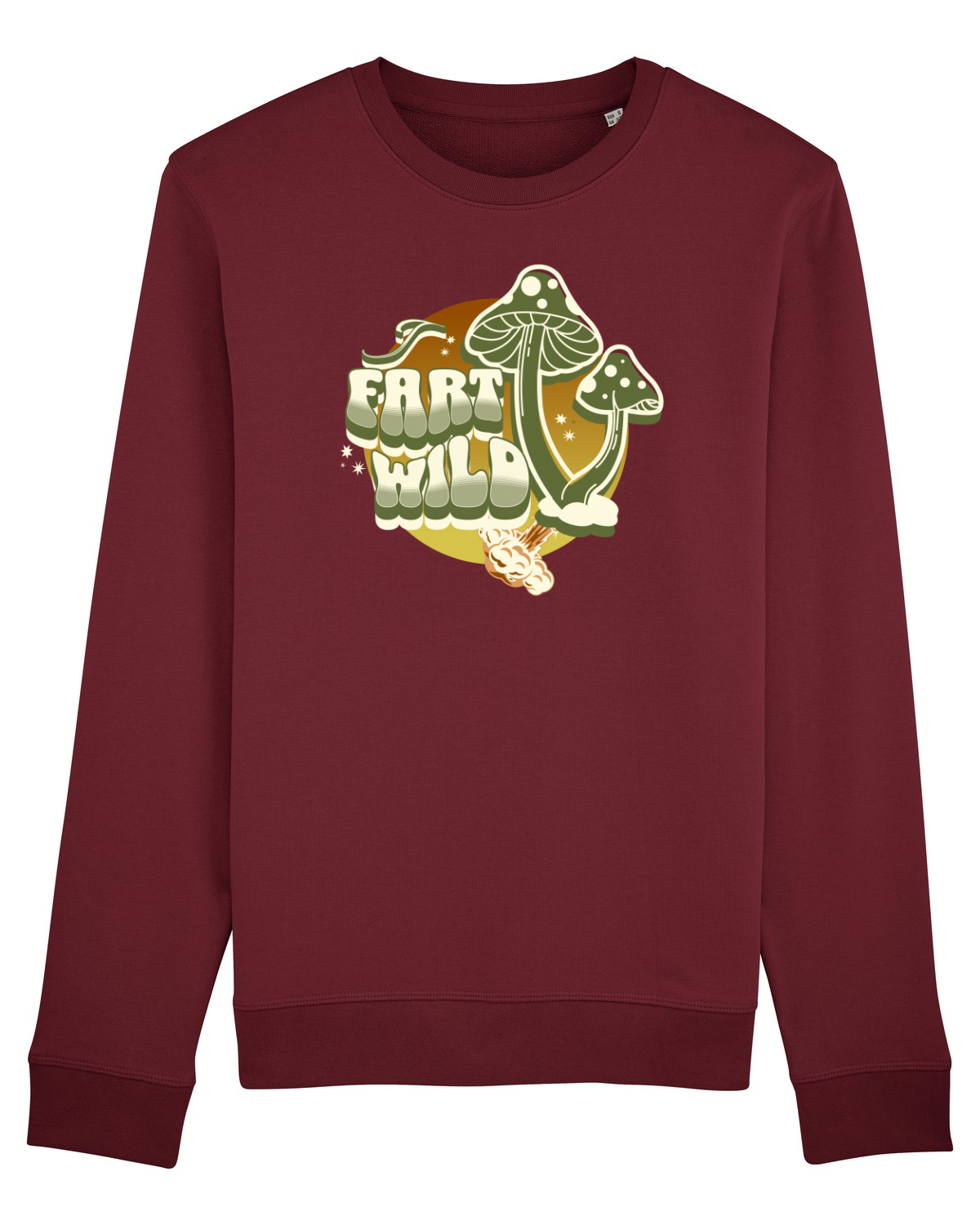Bluză mânecă lungă Unisex Rise Burgundy