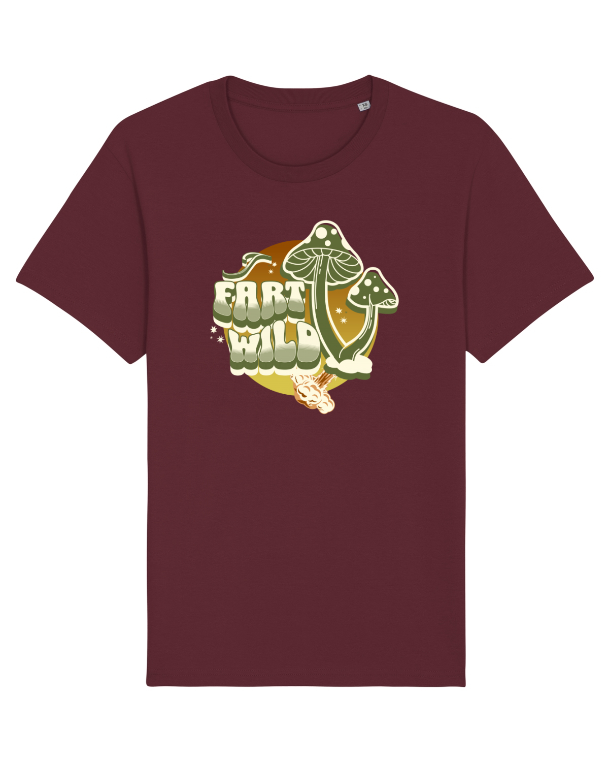 Tricou mânecă scurtă Unisex Rocker Burgundy