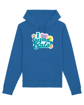 I Love Farting Cats Royal Blue