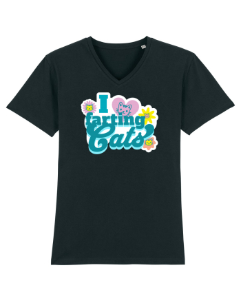 I Love Farting Cats Black