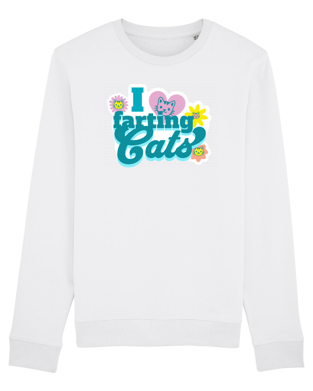Bluză mânecă lungă Unisex Rise White