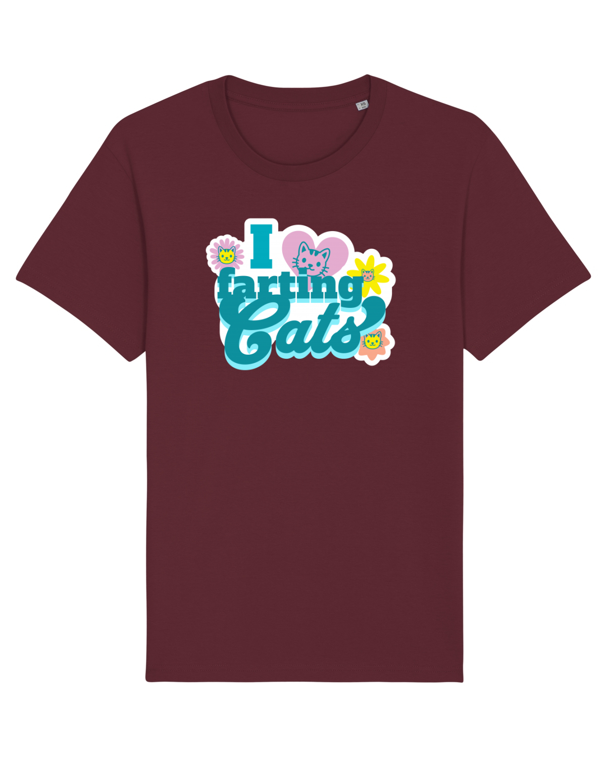 Tricou mânecă scurtă Unisex Rocker Burgundy
