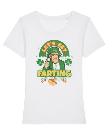 Let's Get Farting - St. Patrick's Day White