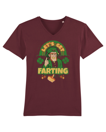 Let's Get Farting - St. Patrick's Day Burgundy