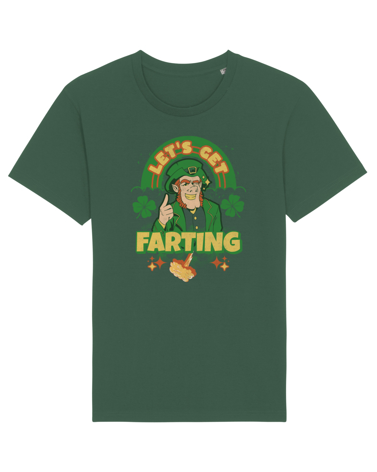 Tricou mânecă scurtă Unisex Rocker Bottle Green