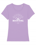 Made for the Mountains. Tricou mânecă scurtă guler larg fitted Damă Expresser
