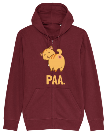 Pisica Rautacioasa cu Citat Burgundy