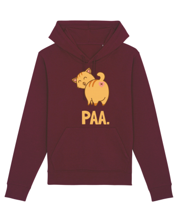 Pisica Rautacioasa cu Citat Burgundy