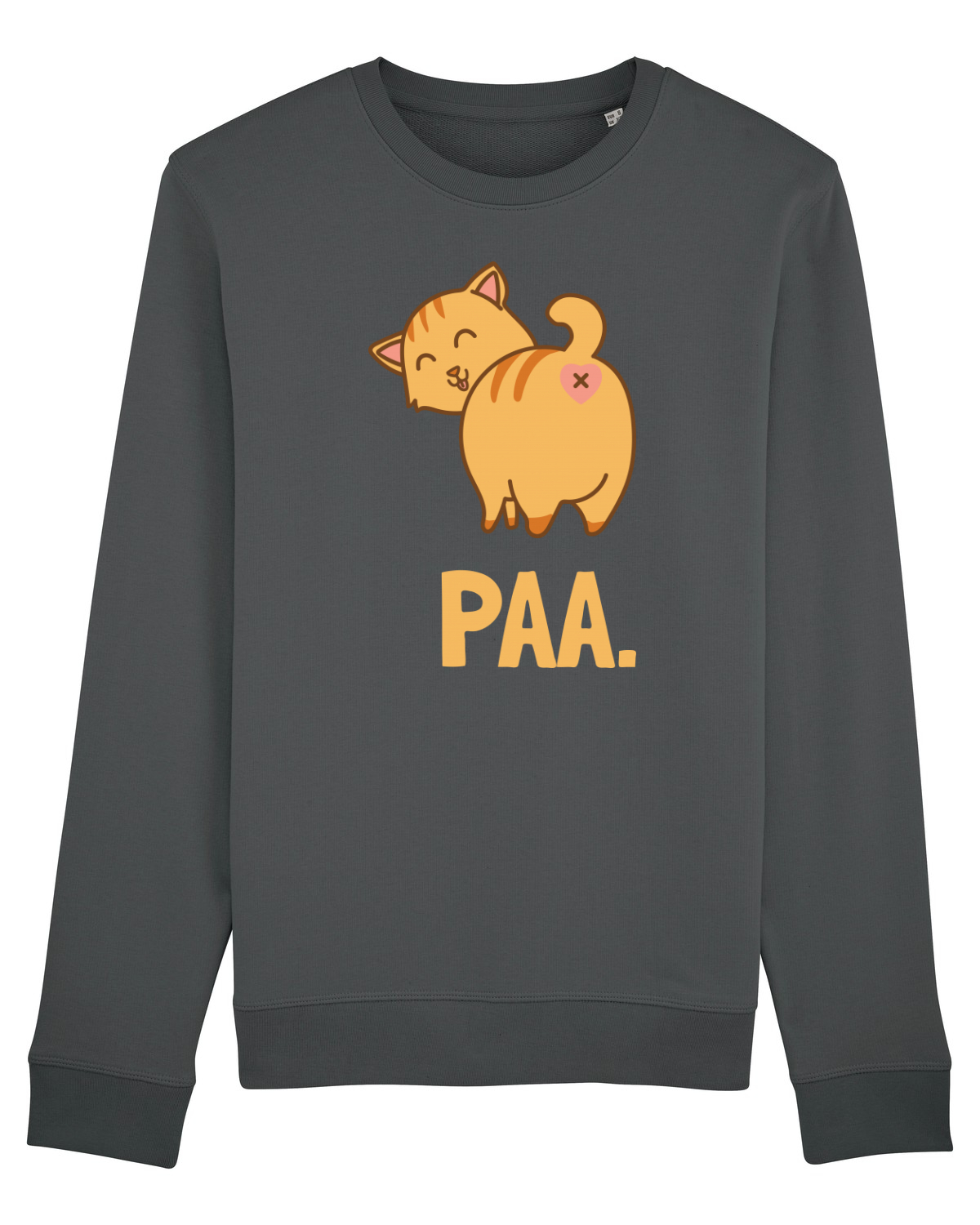 Bluză mânecă lungă Unisex Rise Anthracite