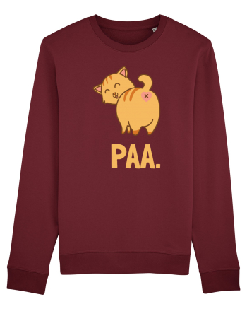 Pisica Rautacioasa cu Citat Burgundy