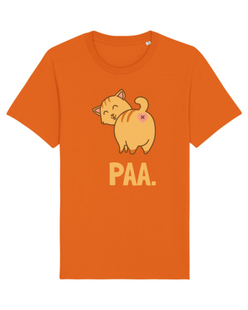 Pisica Rautacioasa cu Citat Bright Orange