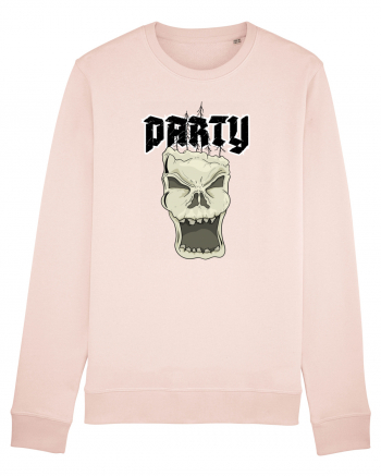 Skull head party text Candy Pink