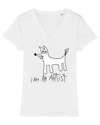 I am an artist White