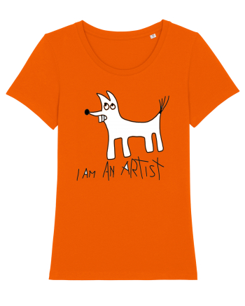 I am an artist Bright Orange