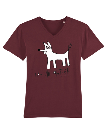 I am an artist Burgundy