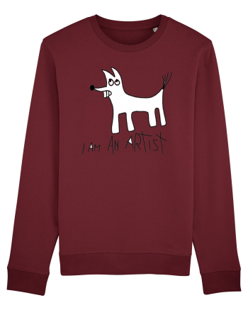 I am an artist Burgundy