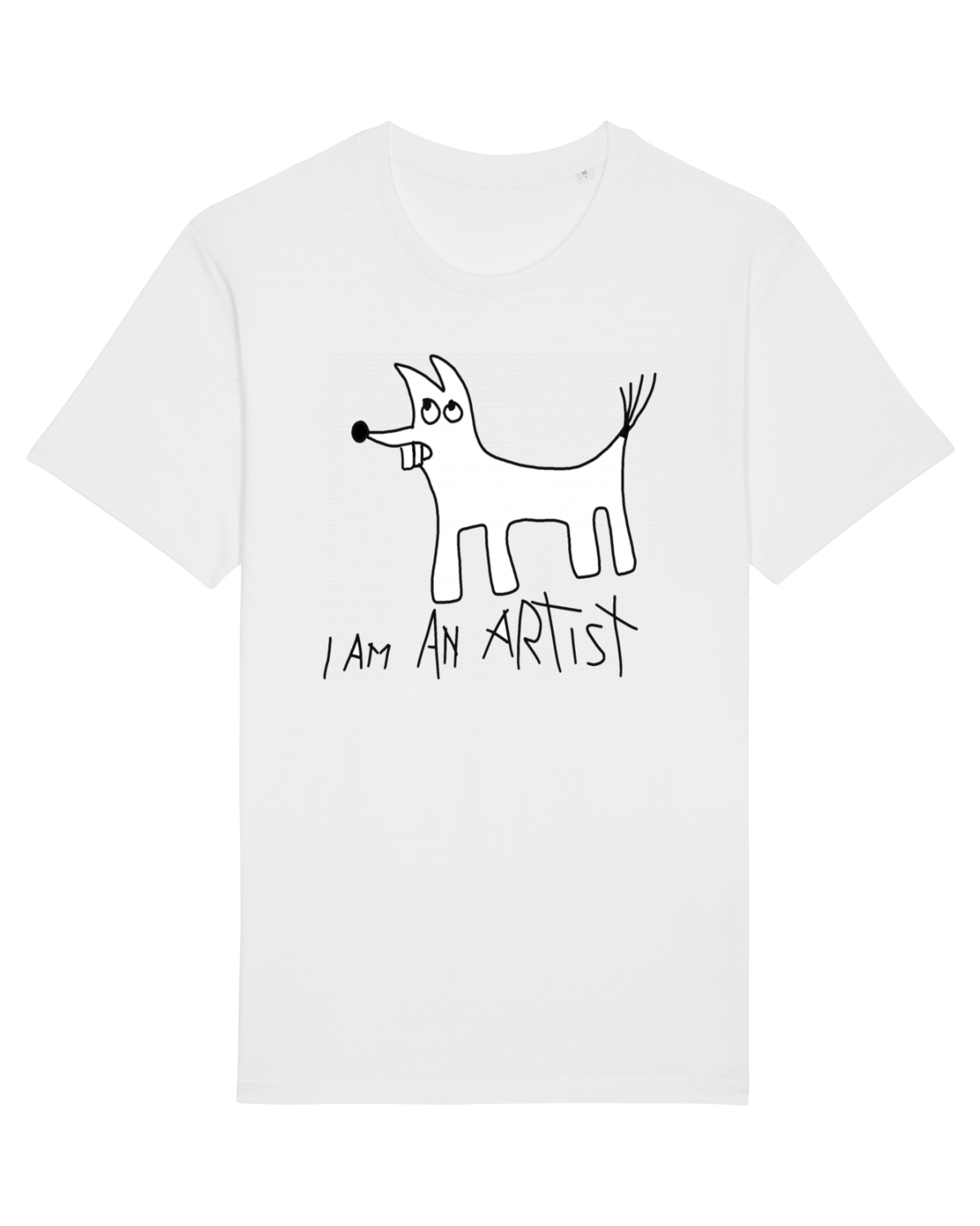 Tricou mânecă scurtă Unisex Rocker White