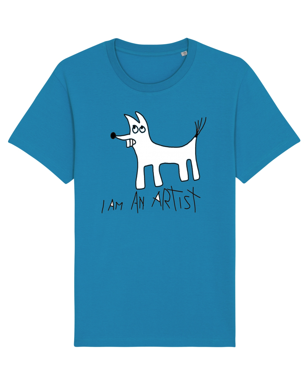 Tricou mânecă scurtă Unisex Rocker Azur