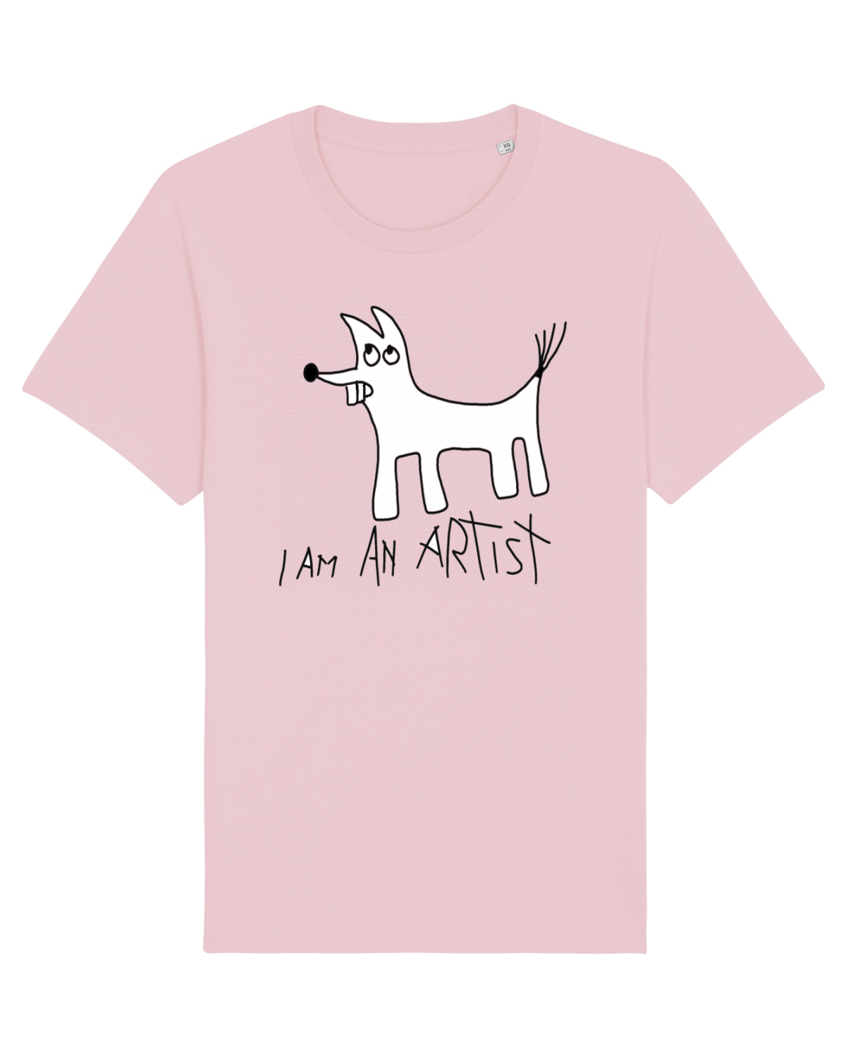 Tricou mânecă scurtă Unisex Rocker Cotton Pink