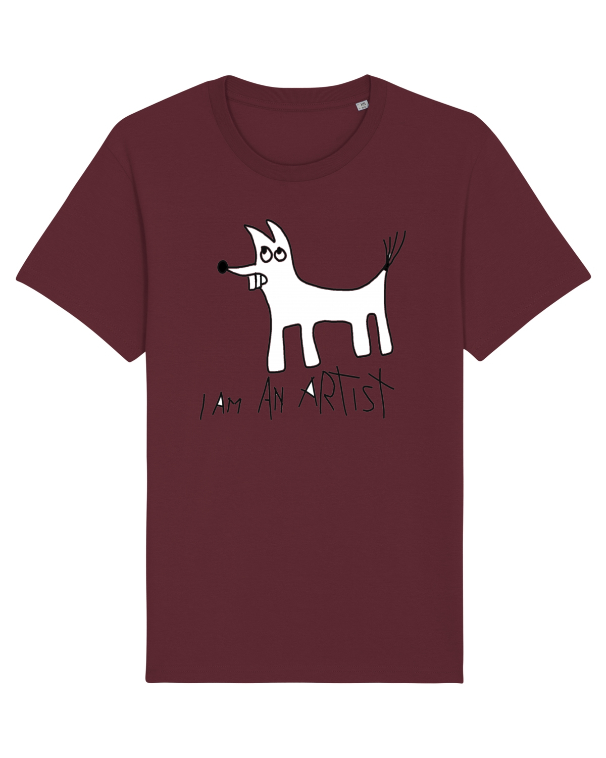 Tricou mânecă scurtă Unisex Rocker Burgundy