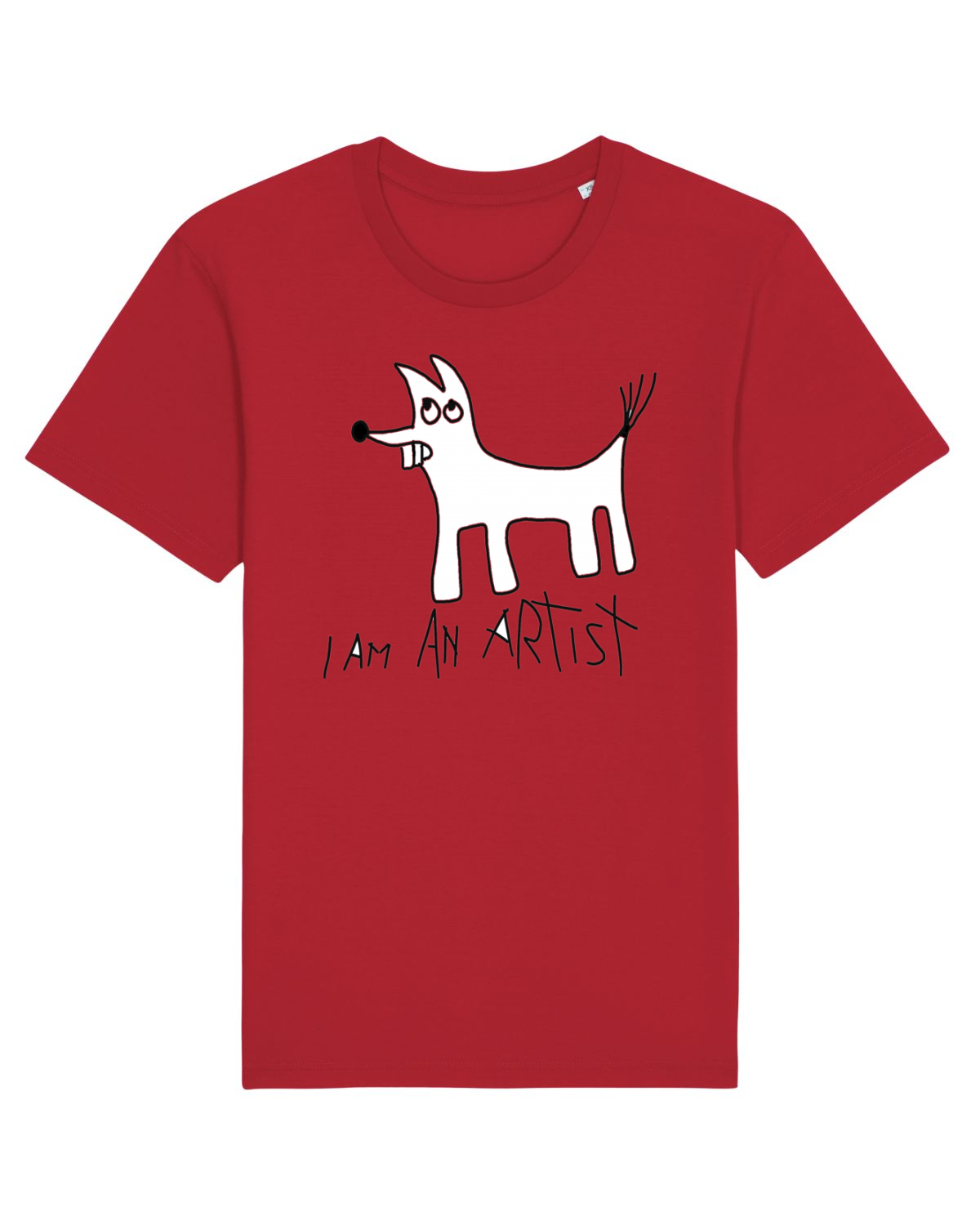 Tricou mânecă scurtă Unisex Rocker Red