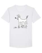 I am an artist Tricou mânecă scurtă guler larg Bărbat Skater