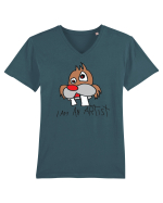 I am an artist 2 Tricou mânecă scurtă guler V Bărbat Presenter