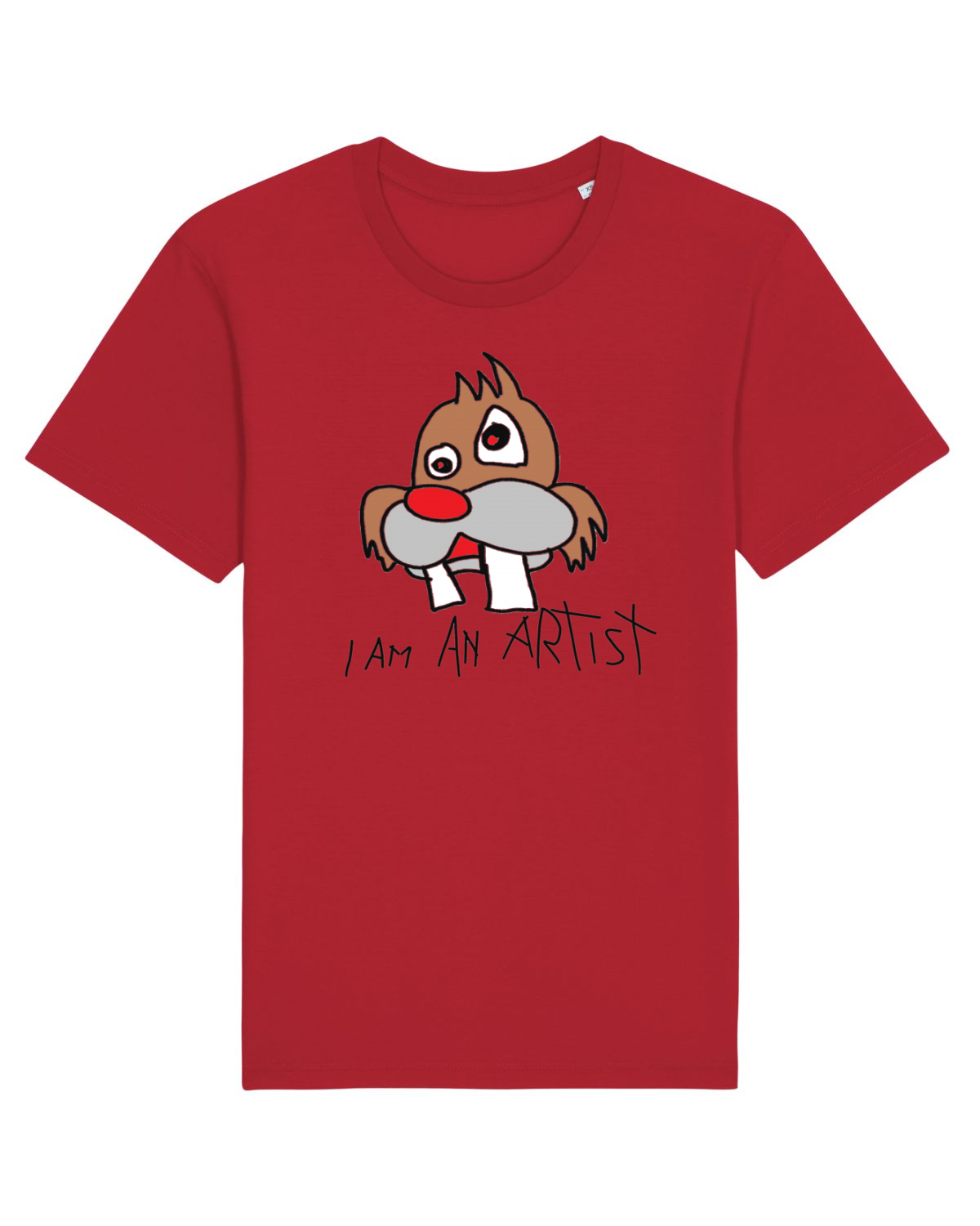Tricou mânecă scurtă Unisex Rocker Red